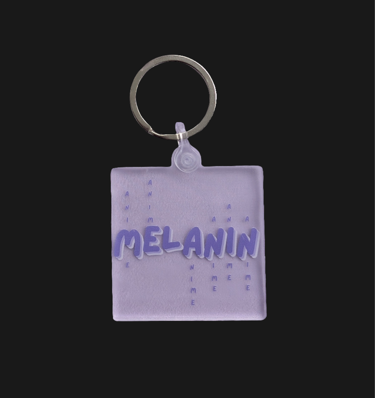 Anime + Melanin Key Chain