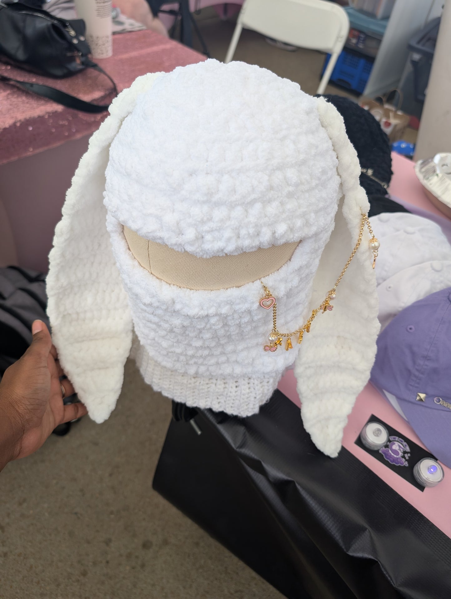 White Bunny Balaclava