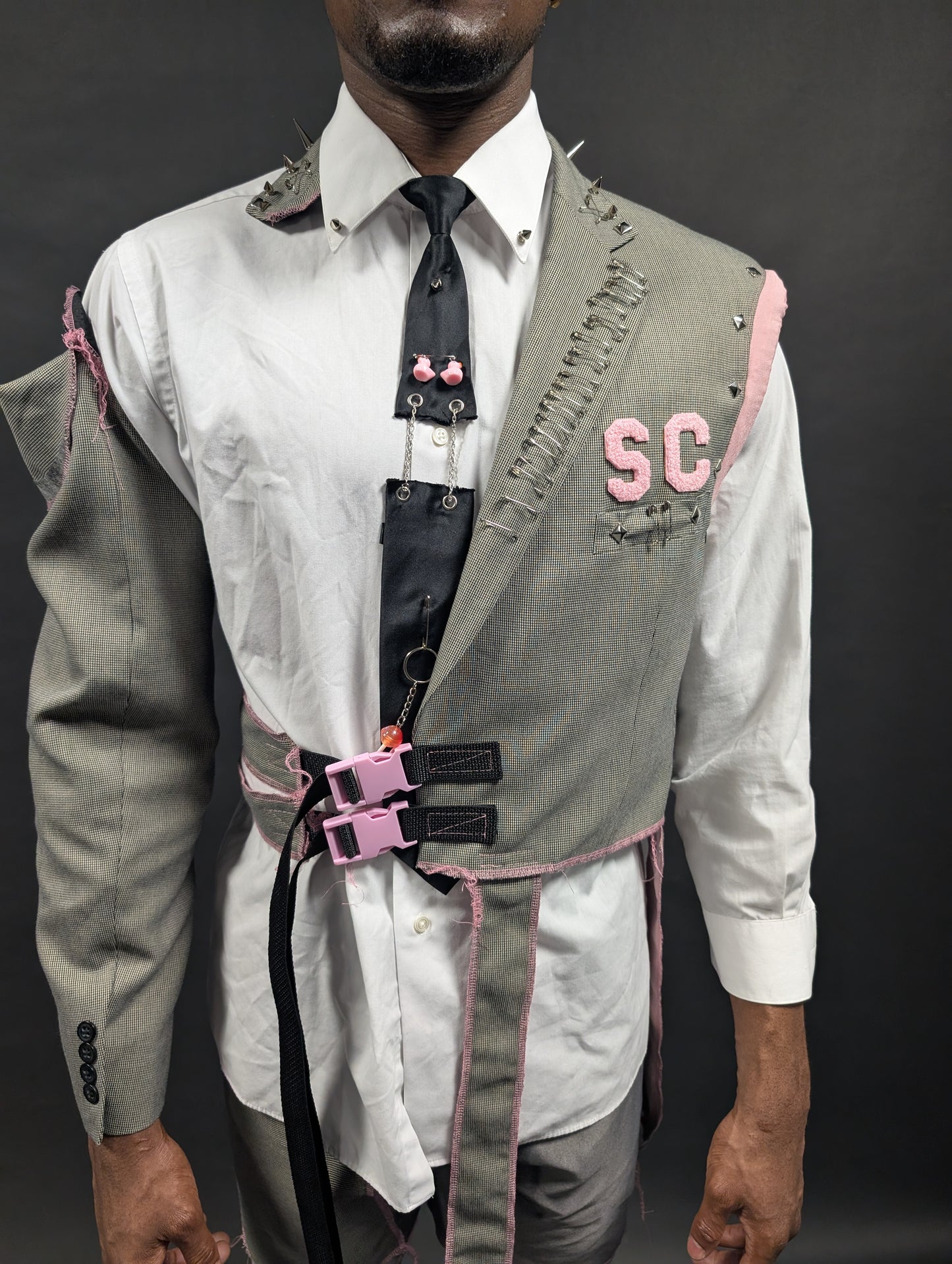 Absolutely Stressed: Grey and Pink