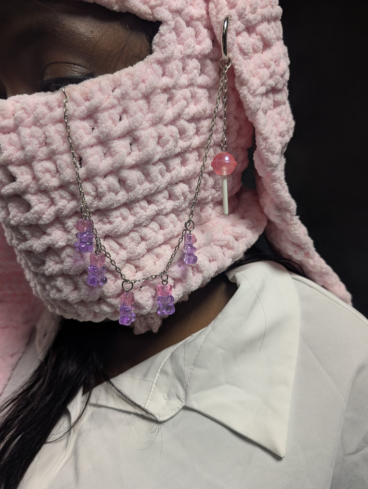 Pink Bunny Balaclava