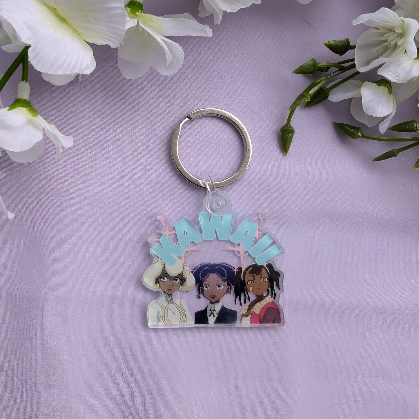Kawaii Anime Girl Key Chain