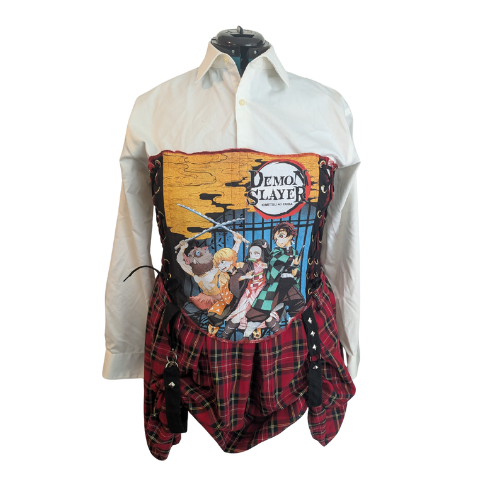 Demon Slayer 5 panel corset