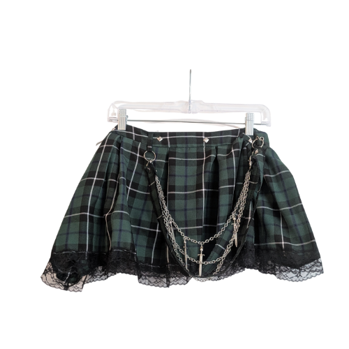 Green Plaid skirt