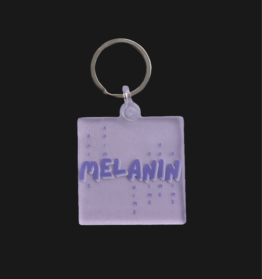 Anime + Melanin Key Chain