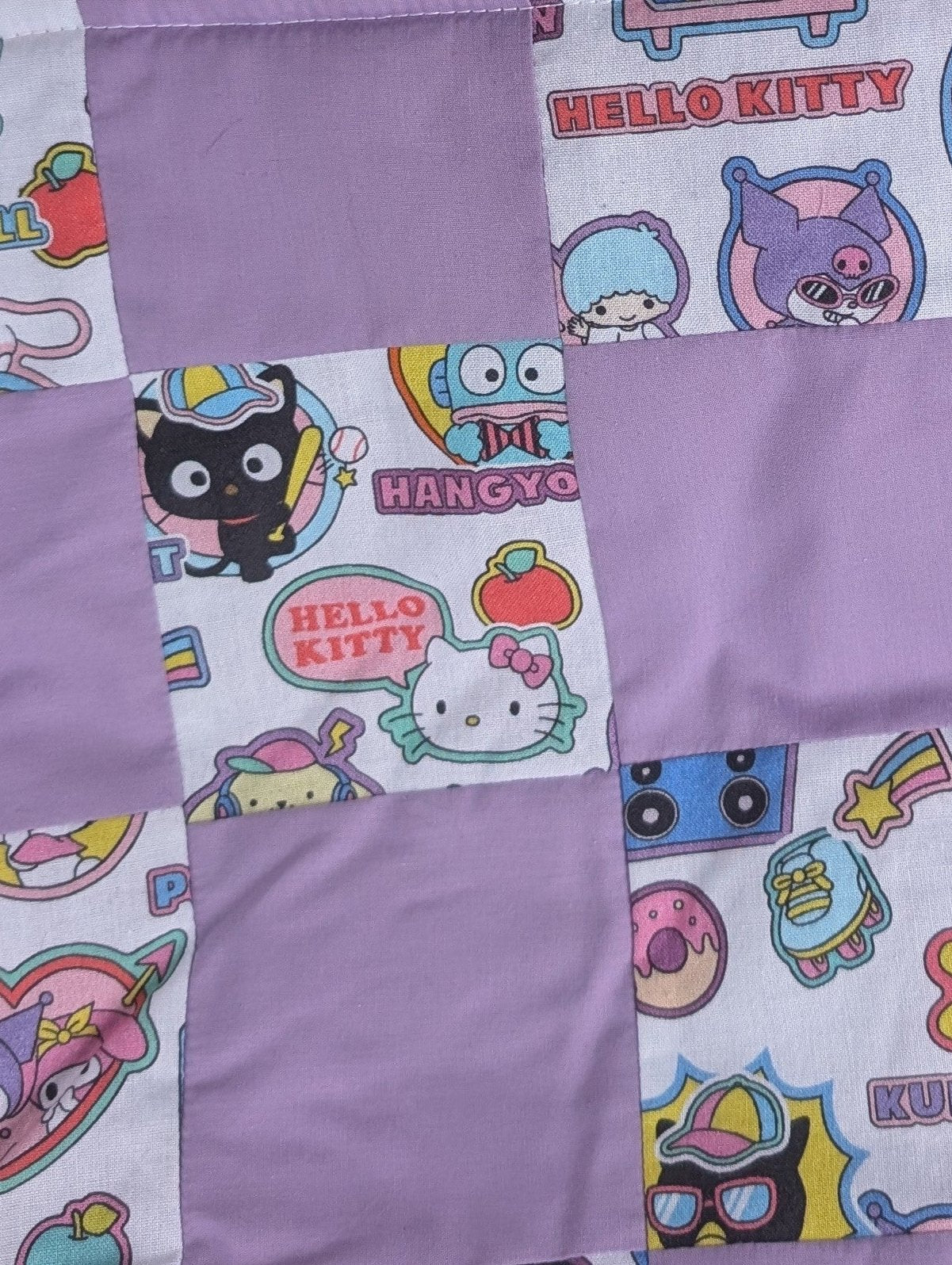 Kitty and Friends Patch-Work Tote Bag