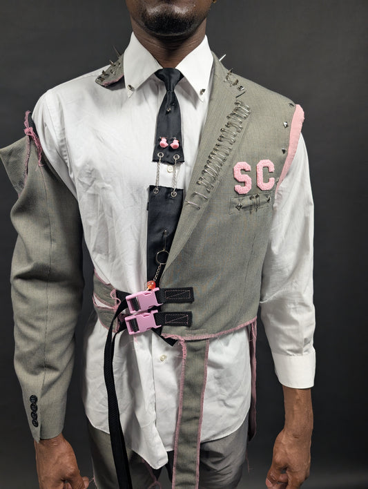 Absolutely Stressed: Grey and Pink
