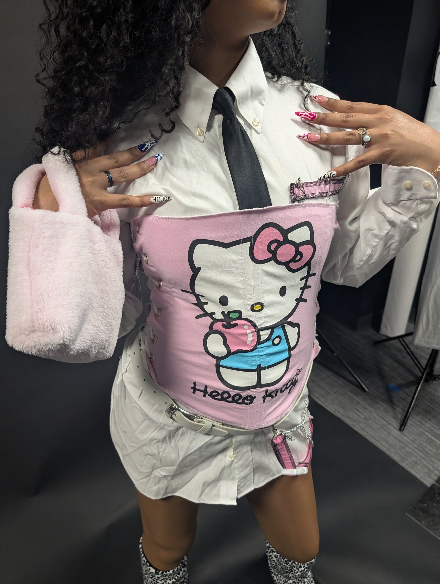 Hello Kitty multi-panel corset