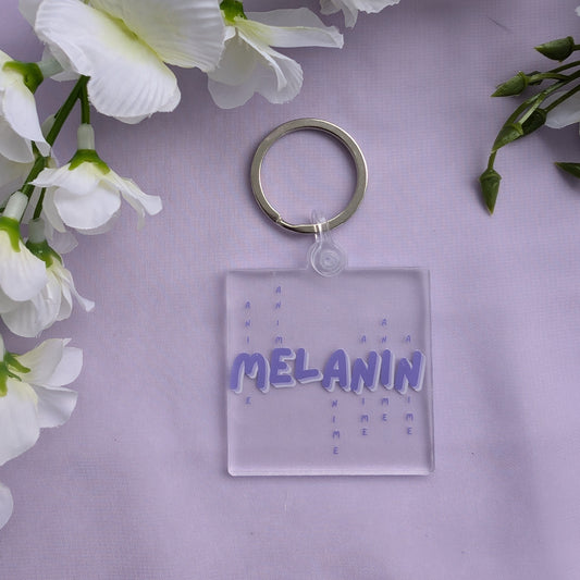 Anime + Melanin Key Chain