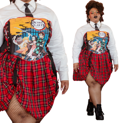 Demon Slayer 5 panel corset